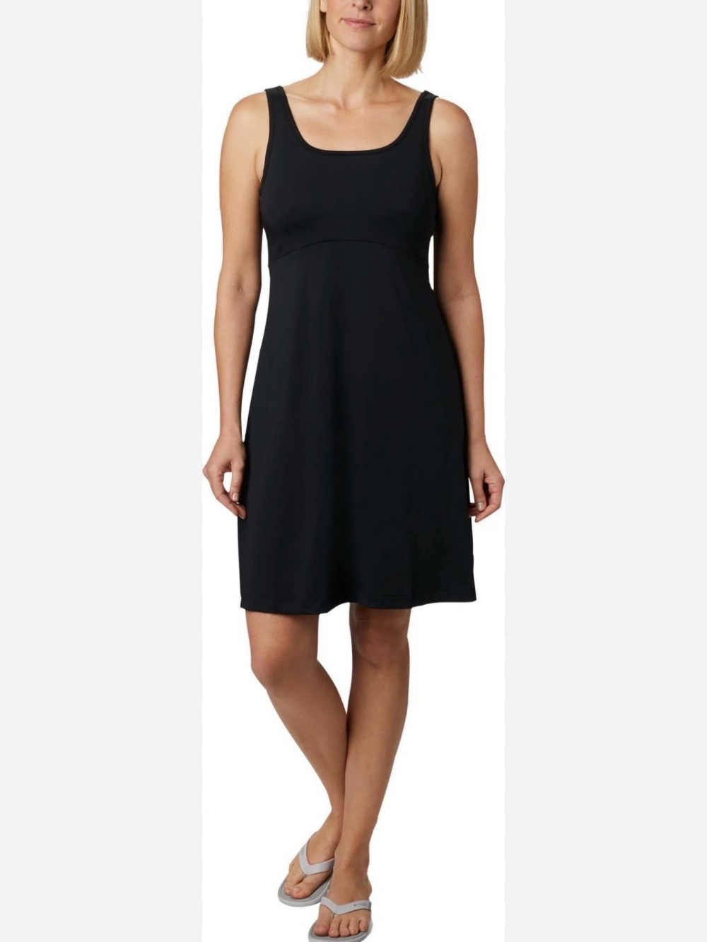 FIG Canada Black Macon Sleeveless Scoop Neck Dress Size Medium